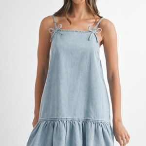 Denim Blue Mini Dress